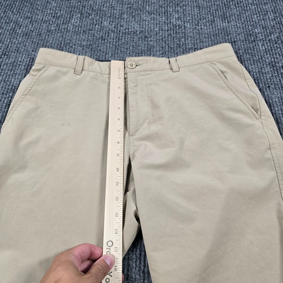 Johnston Murphy‎ XC4 Golf Pants Mens 32 Beige Performance Stretch Khaki 33x28 - Picture 10 of 12